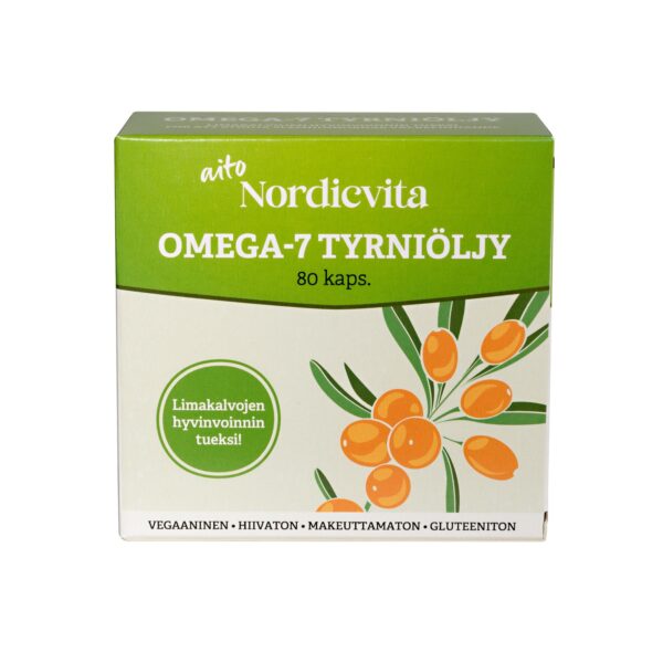 Aito tyrniöljykapseli Omega-7