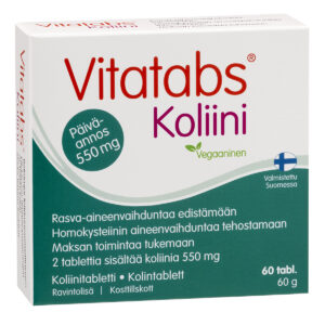 Vitatabs koliini